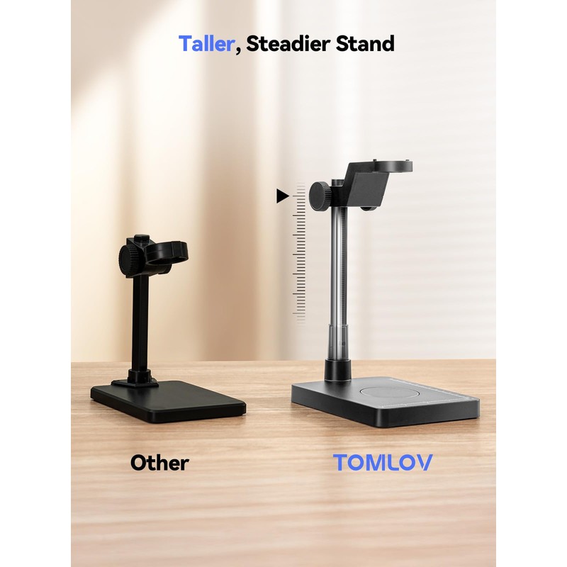 TOMLOV DM4W Microscope with Weighing Scale: 4.3" Digital Coin Microscope