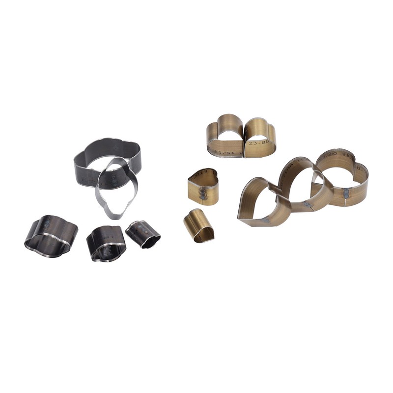 12 Pcs Leather Cutting Mold Heart Shape Exquisite High Carbon
