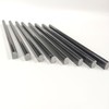 Jusmioke Black 15 Pack Marble Pencil Tile, 0.5"X12" Polished Marble