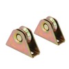 2PCS V Groove Wheel Pulley, Galvanized Alloy Steel Track Rail