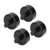 4pcs Jack Lift Pad Lifting Pucks Rubber Black Auto Accessory