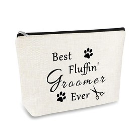 Cat Dog Groomer Gifts for Women Dog Groomer Makeup Gift Bag for Pet Groomer Birthday Appreciation Gifts for Cat Lovers