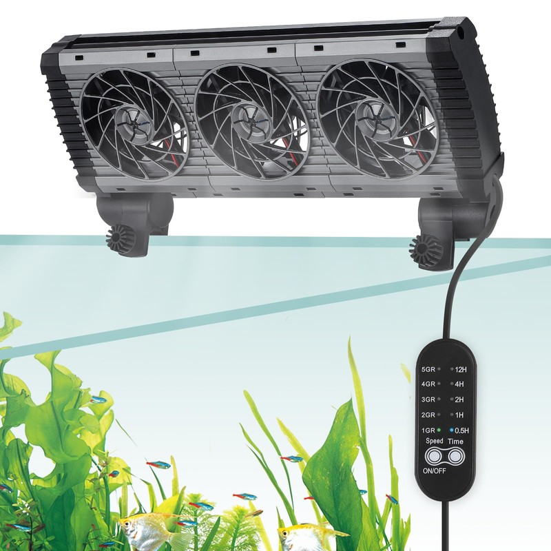 BAOSHISHAN Aquarium Chiller Fan, Powerful Fish Tank Cooling Fans with
