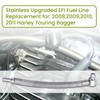 Fuel Line Stainless Fit for Harley Touring Bagger 2008-2011