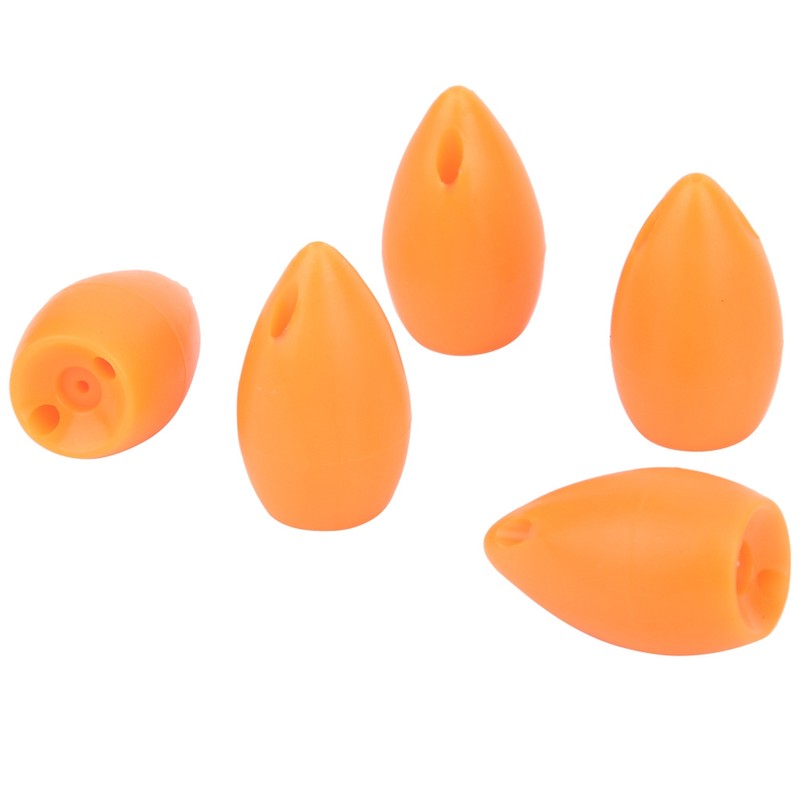50Pcs Orange Floating Water Long Shot Assist Device Fly Hook