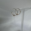 jewellerybox 9ct Yellow Gold Hoop Earrings with 3mm Bead