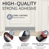 2 Pack Under Door Draft Stoppers with Brush, Door Soundproofing