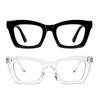 Hubeye Oprah Style Reading Glasses for Women Men Blue Light