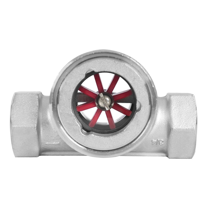 3/4" NPT Stainless Steel Water Flow Indicator, 362Psi 2.5MPa w/
