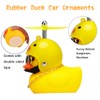 wonuu Yellow Duck Car Dashboard Decorations Rubber Duck Toy Car