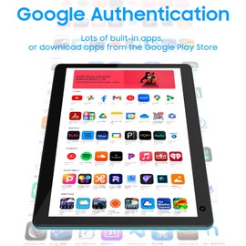 COOPERS Tablet 10 inch, Android 14 Tablet, 32GB ROM 1TB Expand Computer Tablets, Quad Core Processor 6000mAh Battery, 1280x800 IPS Touch Screen, 2+8MP Dual HD Camera, Bluetooth WiFi Tablets PC