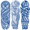 3-Sheet Semi Permanent Temporary Tribal Tattoo