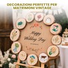 18 Dischi di Legno, Tronchetti da 7-8 cm per Decorazioni