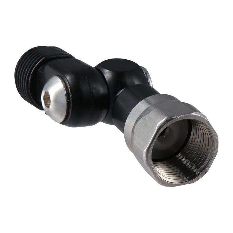 Urjumpea Universal Black Swivel Joint Adapter for Airless Paint Spray