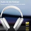 Auriculare Gamera Con Micrófono Inalámbricos Bluetooth P9 Max Plateado