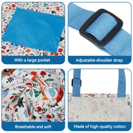 HERCHR Cooking Apron Men, Children's Aprons Children's Aprons Children's Apron Girls Children's Apron with Pockets for 2-6 Years Boy Girl Adjustable Apron Children for Kitchen Cooking Baking Painting