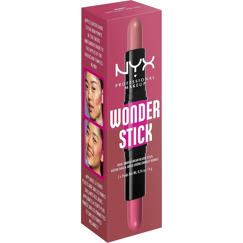 NYX Professional Makeup, Wonder Stick Blush, Rubor en barra, Light