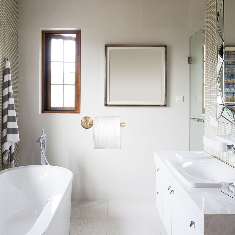 Retro Brass Stainless Steel Wall Mount Toilet Bathroom Tissue Roll