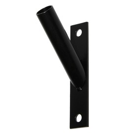 KeyMet GmbH Flag Pole Holder Flag Wall Holder Flagpole Flag Single Bracket Slim Black