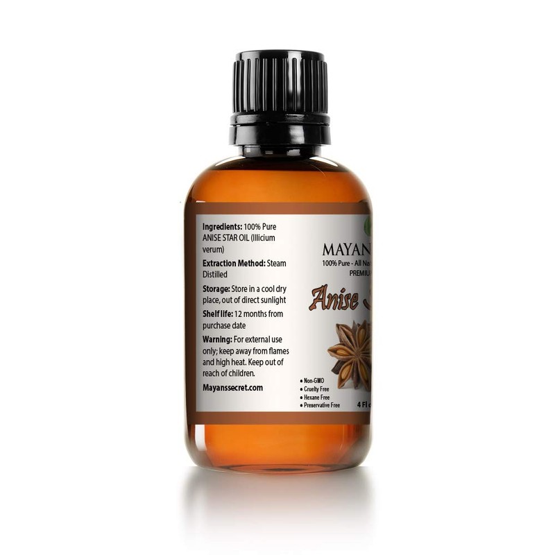 Mayan's Secret - 4oz Anise Star Essential Oil 100% Pure