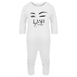 Hippowarehouse lash babe Baby Romper all in one piece unisex