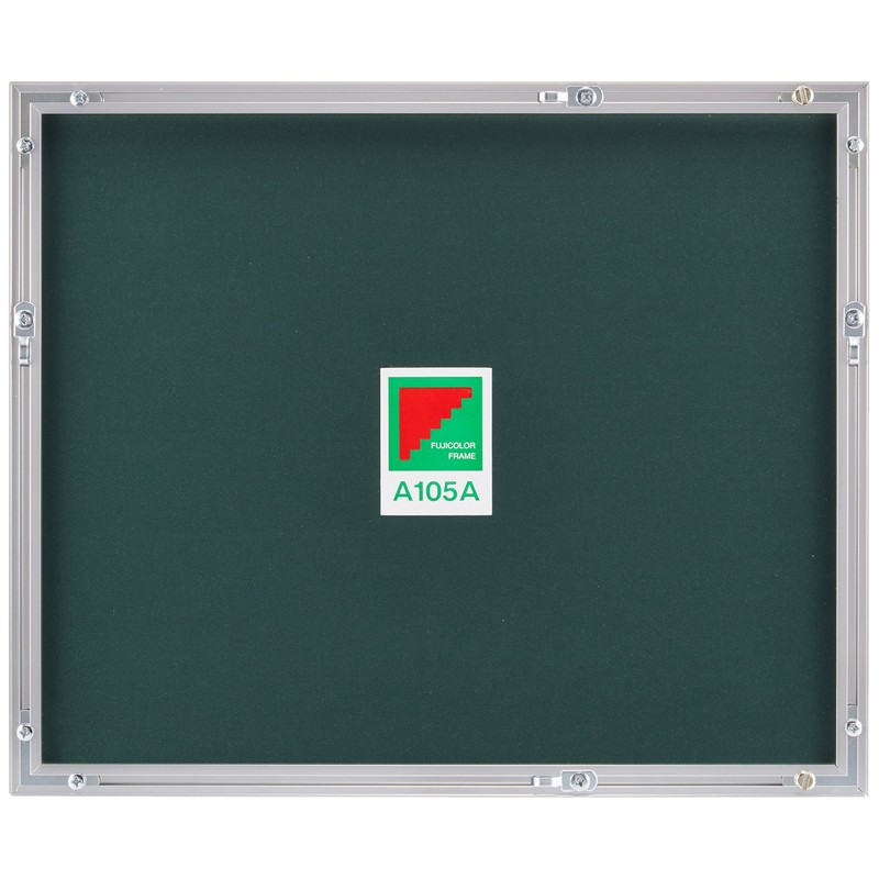 FUJICOLOR 28569 A105A Acrylic Picture Frame, 6 Pieces, Aluminum, Silver
