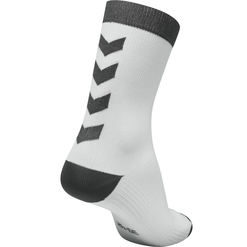 hummel Element Indoor Sport Sock 2, White / Asphalt, 31/34