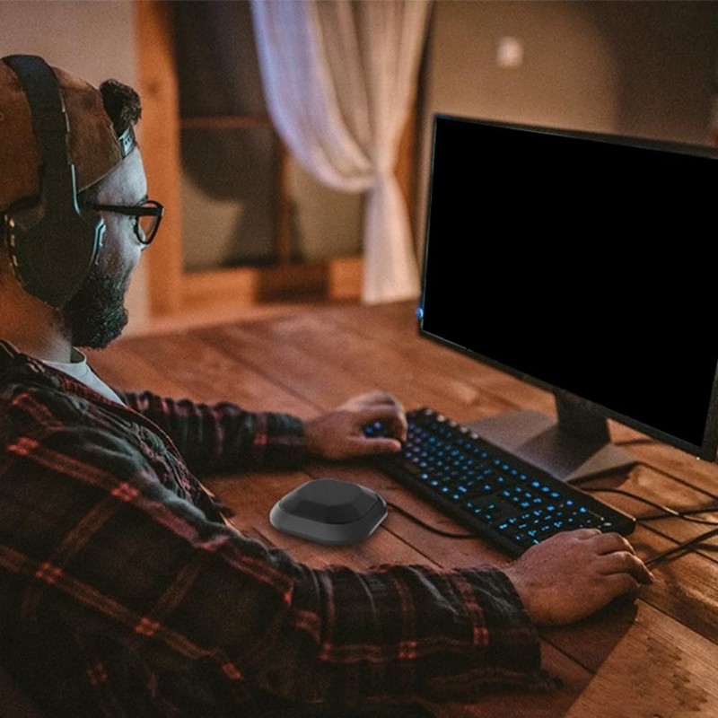 Plmvhpb Conference Microphone with 3.5 mm Jack Plug, 360° Omnidirectional