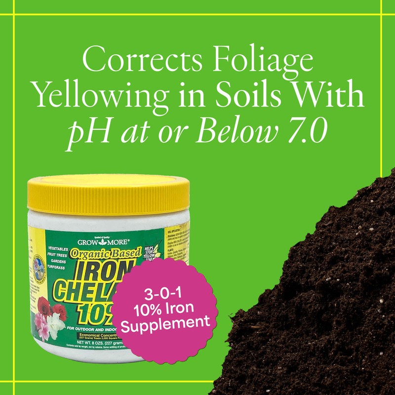 Grow More 3-0-1 Organic Iron Chelate Concentrate (10%) for Greener