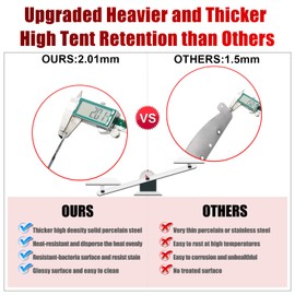 Upgraded 966805 Heat Deflector Plate Grill Parts for Pit Boss Heat Diffuser Mod 700 1000 1100 Series Pellet Grills Pit Boss Air Gap Mod Austin XL PB700FBW2 PB1100PS1 PB700FB PB1000XLW1 Accessories