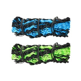 Start Hay Net for Horses Tight Mesh 4 x 4 cm - Large Hay Net 7 kg - Reduces Food Waste & Extends Eating Time - Feeding Net for Horses, Sheep, Goats, Donkeys (Black/Fluo Green)