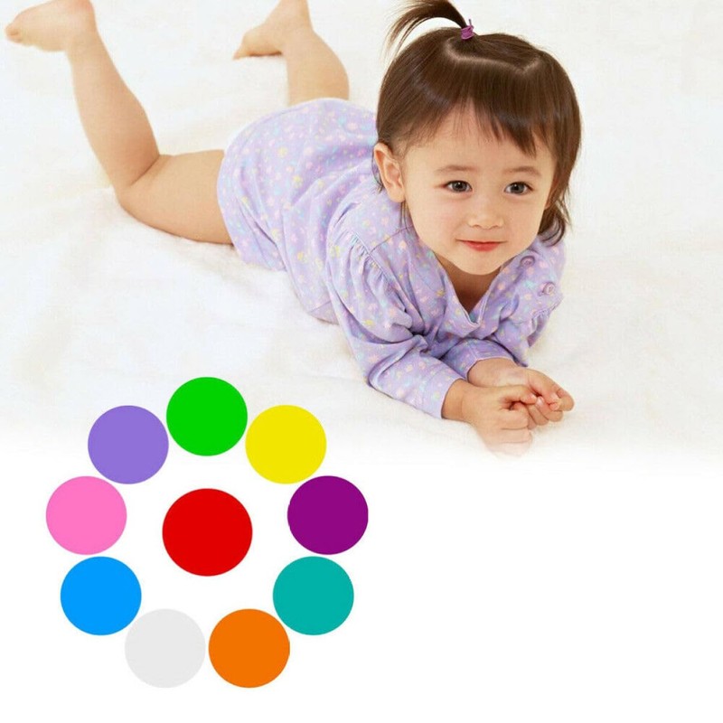 Operitacx 10pcs Colorful Dry Erase Circles for Classroom Desk Decal