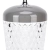 LED Crystal Table Lamp 3 Color Dimming USB Rechargeable Night