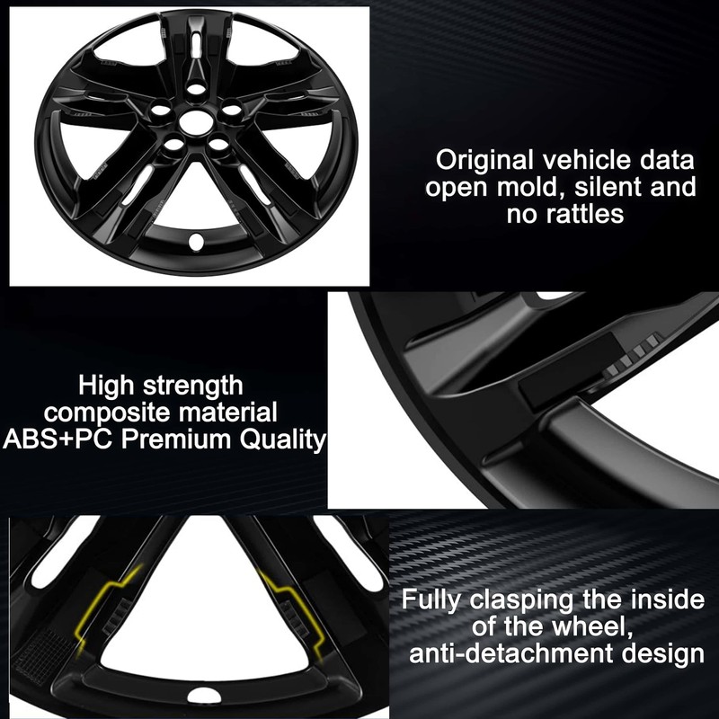 18 inch Wheel Skins compaitble with Ford Explorer 2020-2024; Set