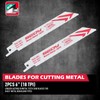 10-Piece Ultimate Reciprocating Saw Blade Set, Premium 6 & 8