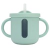 Silicone Sippy Cups Double Handles Lightweight Toddler Training Cup with