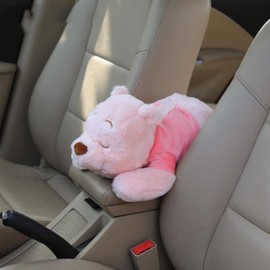 Winnie the Pooh Tissue Cover Hanging Tissue Case for Car Wall Hanging Car Supplies Headrest Storage Hanging Tissue Case for Kitchen Bathroom Tissue Box (Color: Pink, Size: 15.7 inches (40 cm)