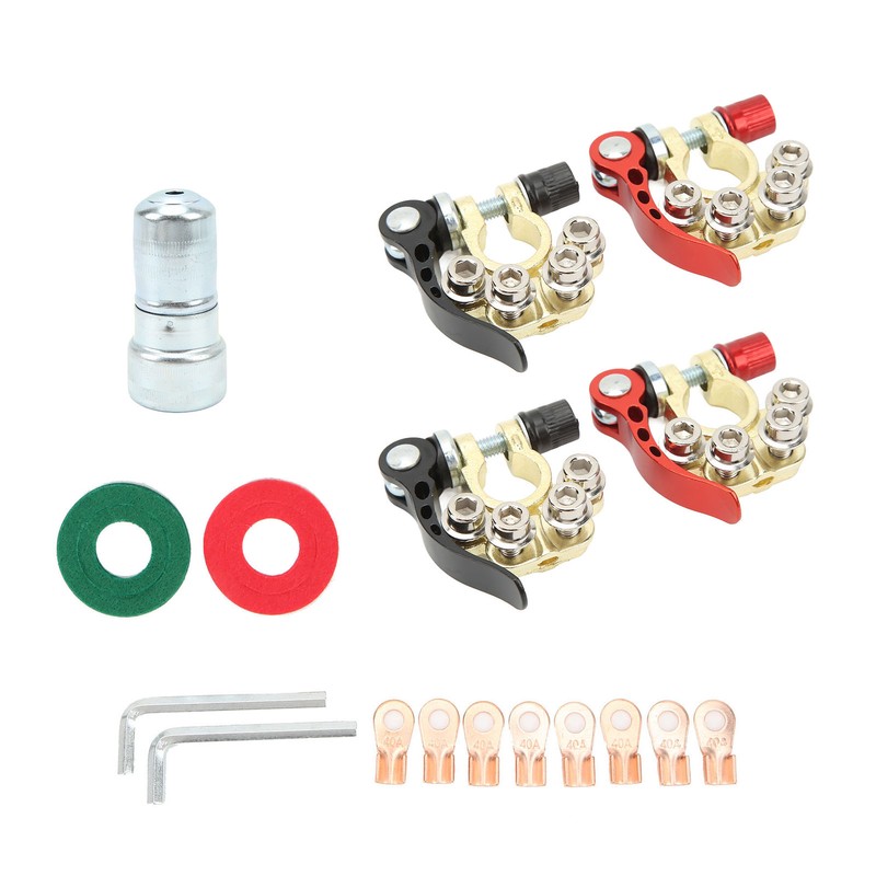 Battery Terminal Connectors 4 Post Stable Connection Strong Electrical Conductivity