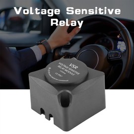 Voltage Sensitive Relay, Split Relay Switch Automatic Charging Relay 125A Dual Battery Isolator (VSR)