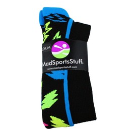 MadSportsStuff Crazy Socks with Lightning Bolts (Multiple Colors)