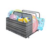 Poolside Float Storage Organizer, Outdoor Wicker Patio Poolside Float Storage,
