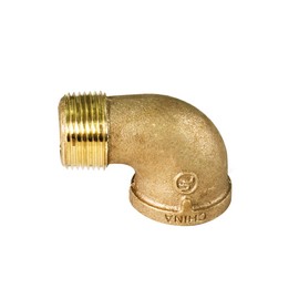 Supply Giant CSTO0112 1-1/2''-Inch Street Elbow 90 Degrees Lead Free, Male & Female National Pipe Taper Threaded Fittings Brass Construction Higher Corrosion Resistance Economical & Easy to Install, 6
