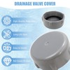 NGHTMRE 2025 Upgrade Replacement Drain Valve Caps,Grey Replacement Drain Valve