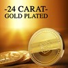 innoGadgets Physical Dogecoin Medal 24K Real Gold Plated True Collectible
