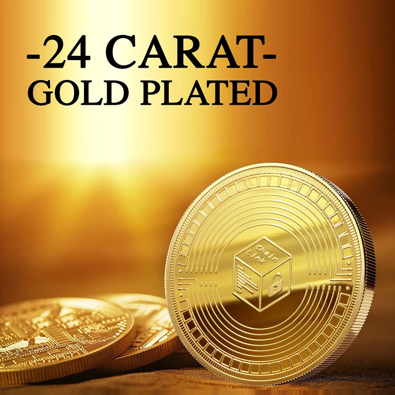 innoGadgets Physical Dogecoin Medal 24K Real Gold Plated True Collectible