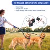 Corooci 2 Dog Leash, No Tangle 360° Swivel Rotation Heavy