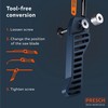 Presch Junior Hacksaw Flexible 300mm - 3in1 Hacksaw for Metal