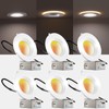 Lightdot 6 Inch LED Recessed with Night Light 1200LM 12W