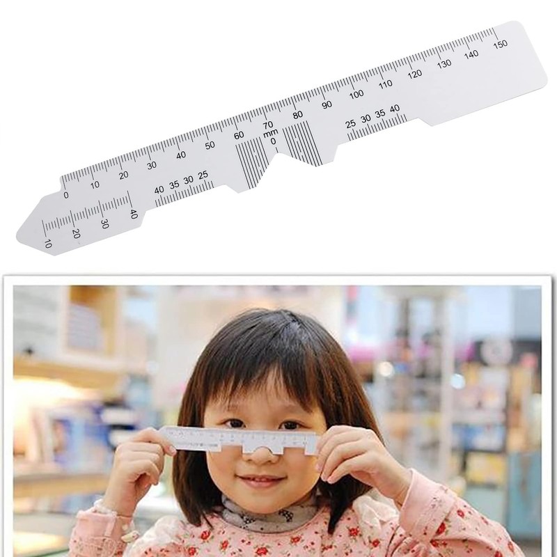 Yocimango Wear Resistant PD Ruler Glasses Pupil Distance Ruler Measure