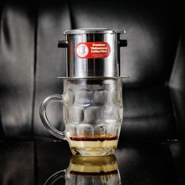 Vietnamese Dripper Filter. is Suitable for Trung Nguyen Coffee (1, X-Large) (in Many Sizes)